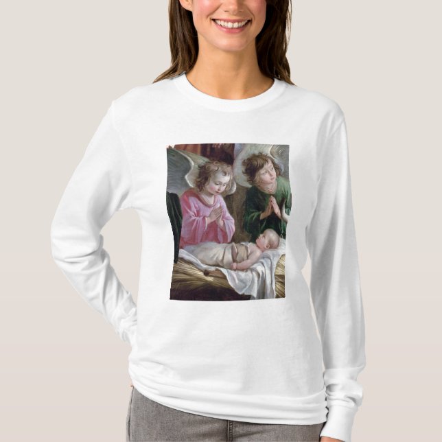 The Nativity, from the Buxtehude Altar, 1400-10 T-Shirt (Front)