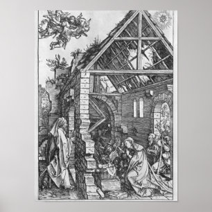 The Nativity, from the 'Life of the Virgin' Poster