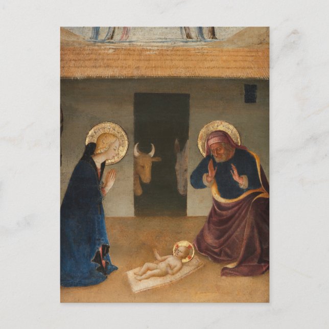 The Nativity  Holiday Postcard (Front)