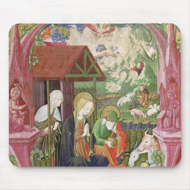 The Nativity, Northern Italian School Mouse Pad (Front)