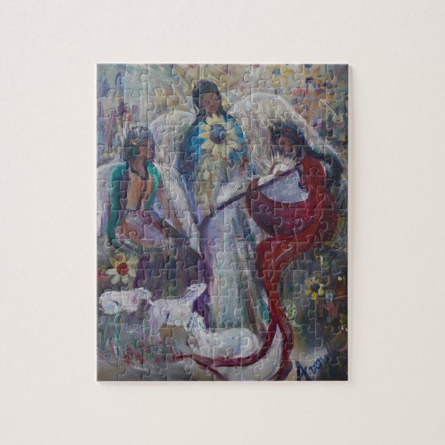 The Nativity of Angels Jigsaw Puzzle (Vertical)