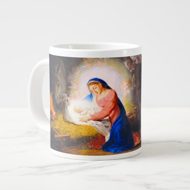 The Nativity of Christ Giant Coffee Mug (Front Left)