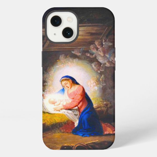 The Nativity of Christ Iphone Case (Back)