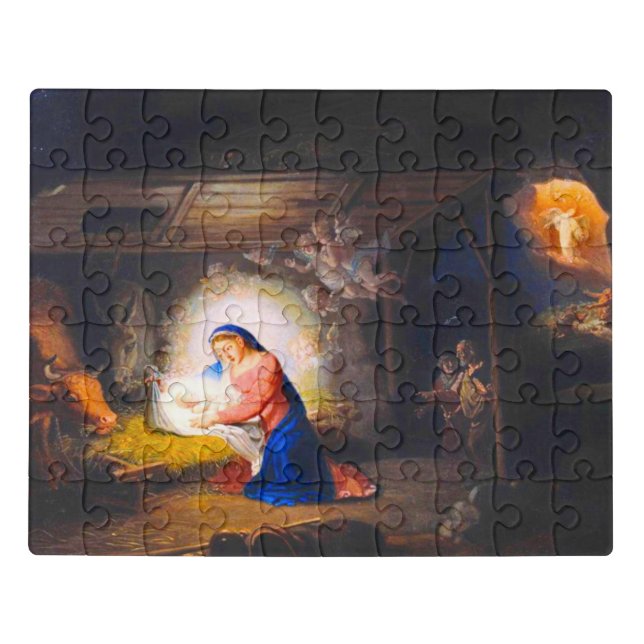 The Nativity of Christ Jigsaw Puzzle (Puzzle Horizontal)
