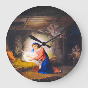 The Nativity of Christ Large Clock