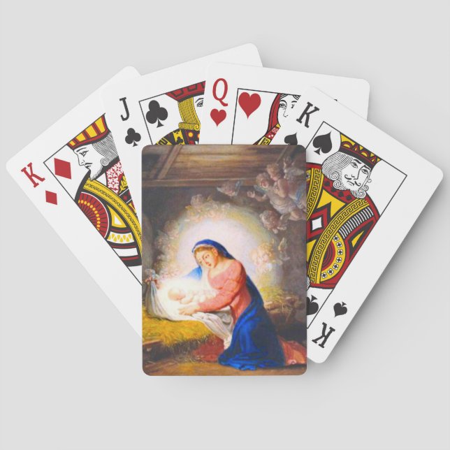 The Nativity of Christ Poker Cards (Back)