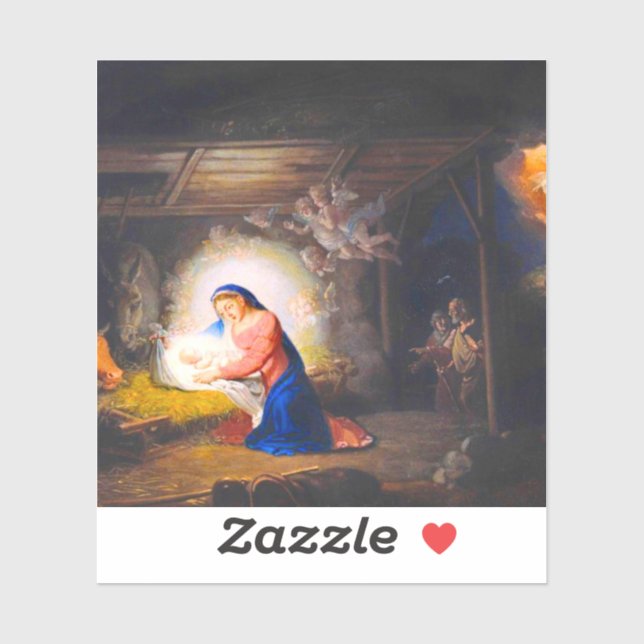 The Nativity of Christ Sticker (Sheet)