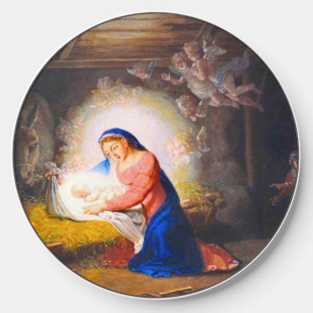 The Nativity of Christ Wireless Charger (Front)