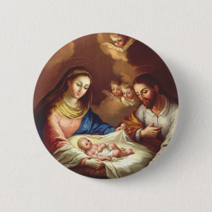 The Nativity of Jesus Christ Button