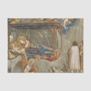 The Nativity of Jesus Christ by Giotto Tissue Paper
