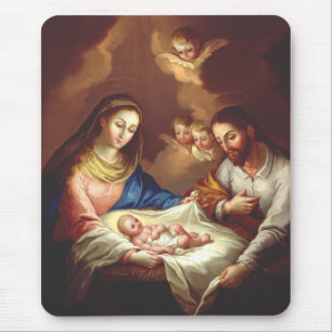 The Nativity of Jesus Christ  Mouse Pad