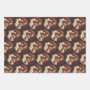 The Nativity of Jesus Christ  Wrapping Paper Sheets