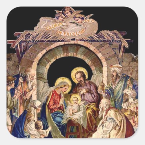 The Nativity of Jesus Sticker _ 2