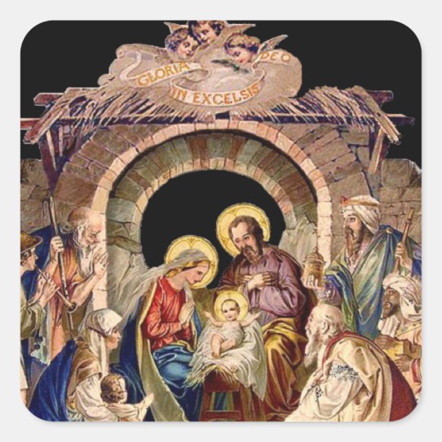 The Nativity of Jesus Sticker - 2 (Front)