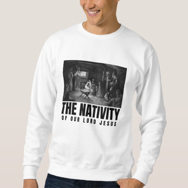 The Nativity Of Our Lord Jesus Christ Xmas Sweater (Front)