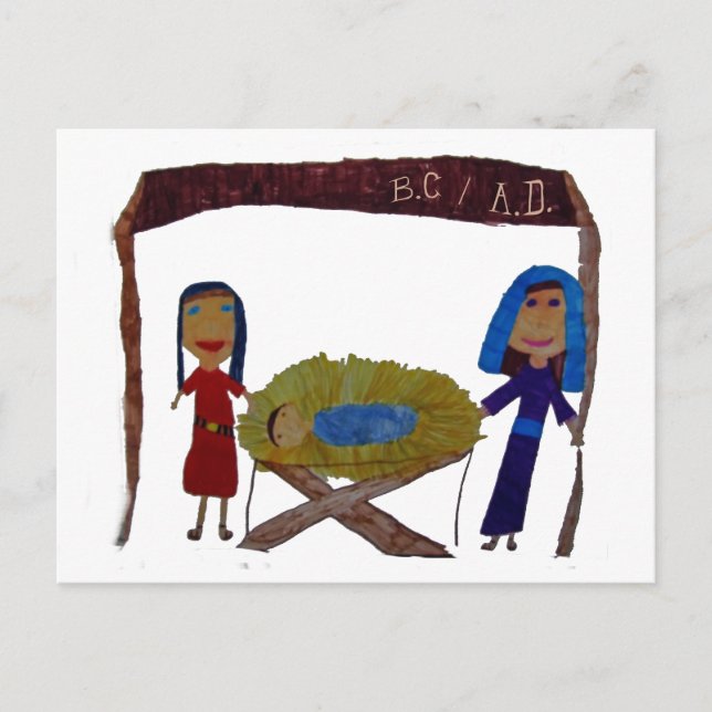 The Nativity Postcard (Front)