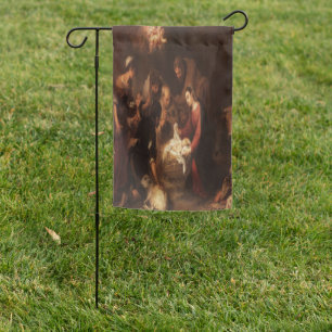 The Nativity Shepherds 1668 Garden Flag