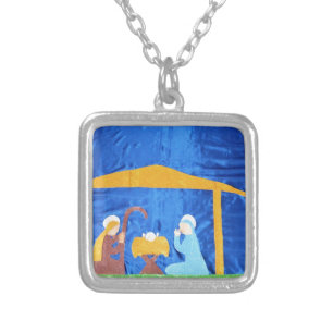 The Nativity Silver Plated Necklace