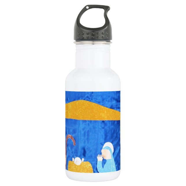 The Nativity Water Bottle (Front)