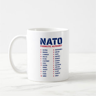 The NATO Phonetic Alphabet  Coffee Mug