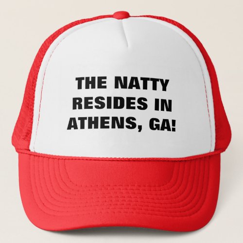 THE NATTY RESIDES IN ATHENS GA TRUCKER HAT