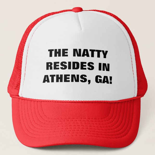 THE NATTY RESIDES IN ATHENS, GA! TRUCKER HAT (Front)