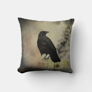 The Nature Of A Crow Throw Pillow