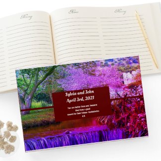 The Nature of God Spring Wedding Guestbook