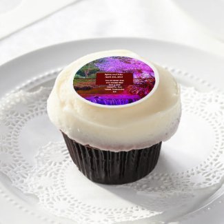 The Nature of God Spring Wedding Theme Edible Frosting Rounds
