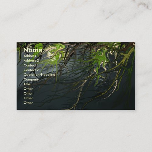The Nature of Night business card