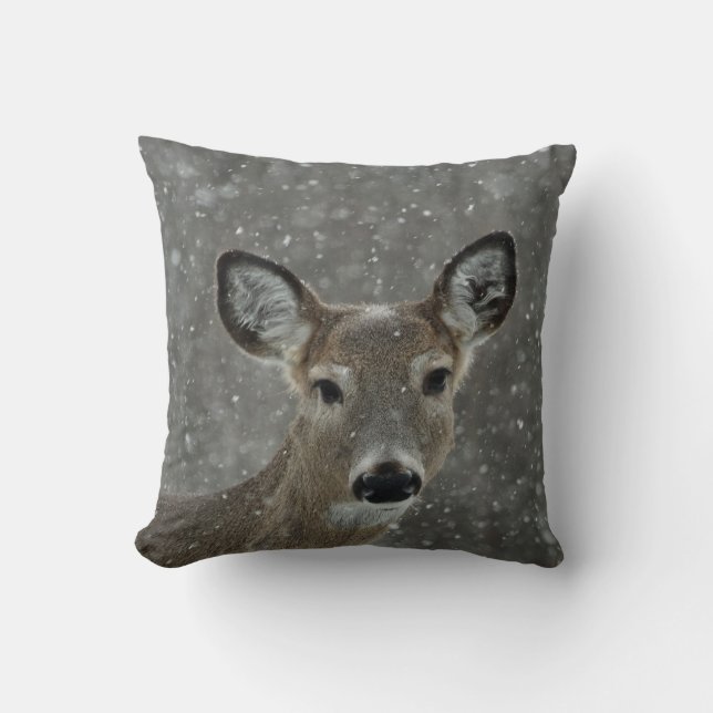 The Nature Of Winter Throw Pillow (Front)