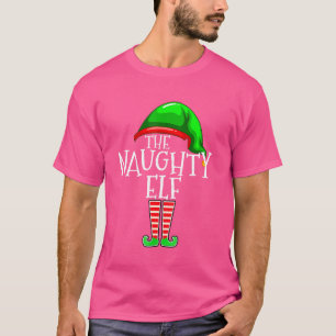 The Naughty Elf Family Matching Group Christmas T-Shirt