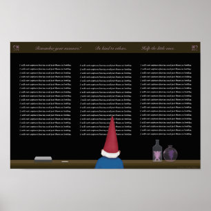 The Naughty Gnome Poster