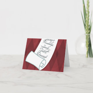 The Naughty List Holiday Card