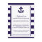 The Nautical Anchor Navy Stripe Wedding Collection