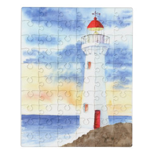 The Nautical Lighthouse Mountains Jigsaw Puzzle