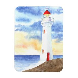 The Nautical Lighthouse Mountains Magnet