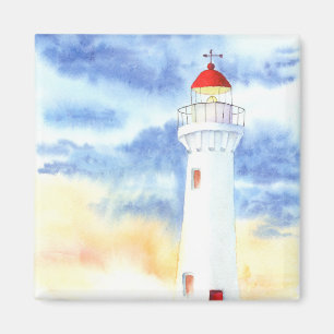 The Nautical Lighthouse Mountains Magnet