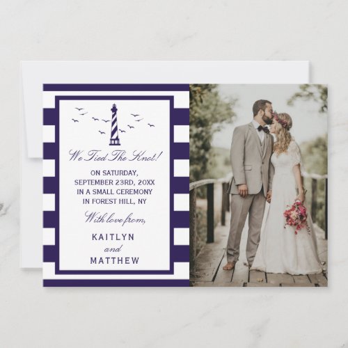 The Nautical Lighthouse Wedding Collection Announcement