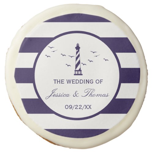 The Nautical Lighthouse Wedding Collection Sugar Cookie