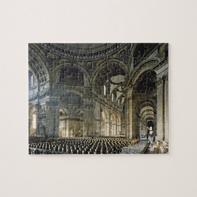 The Nave of St. Paul's Cathedral (photo) Jigsaw Puzzle (Horizontal)