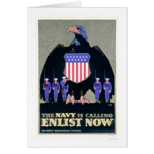 The Navy is Calling - Enlist Now (US02291A) Cards (Front)