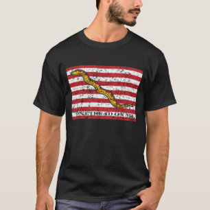 The Navy Rattlesnake Jack Dont Tread On Me Flag T-Shirt