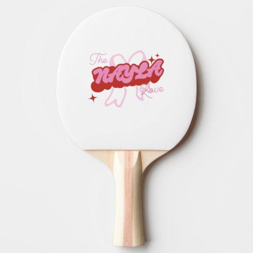 The NAYLA Love Ping Pong Paddle