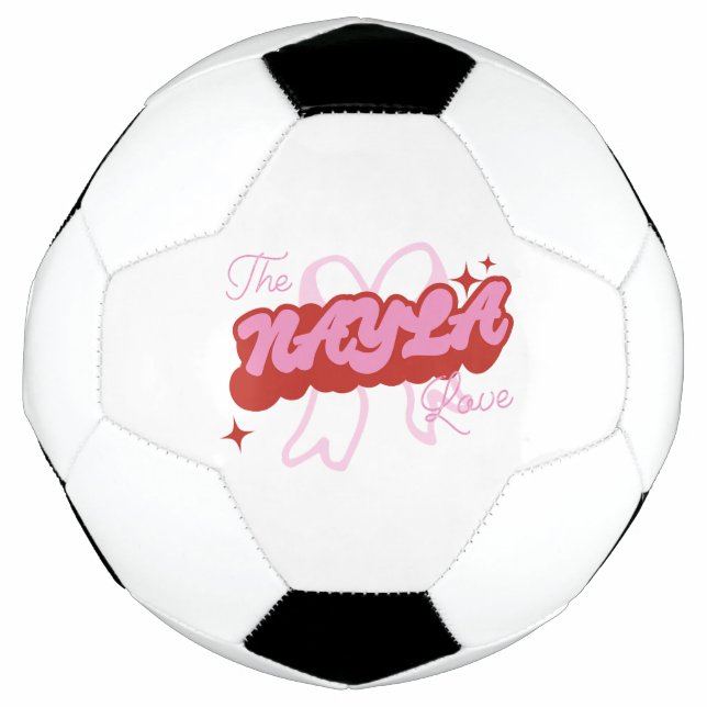 The NAYLA Love Soccer Ball (Front)