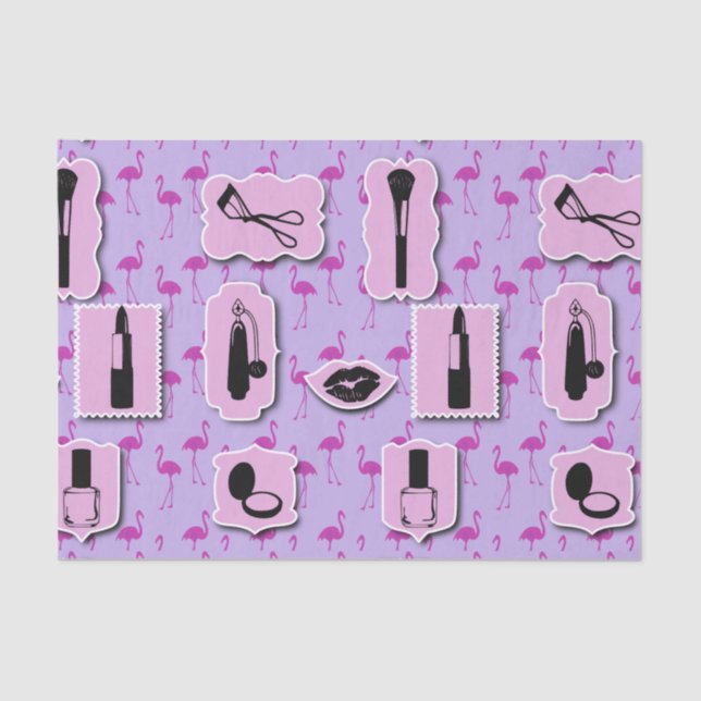 The Necessities Cosmetic Logo Pattern Tissue Paper (Front)