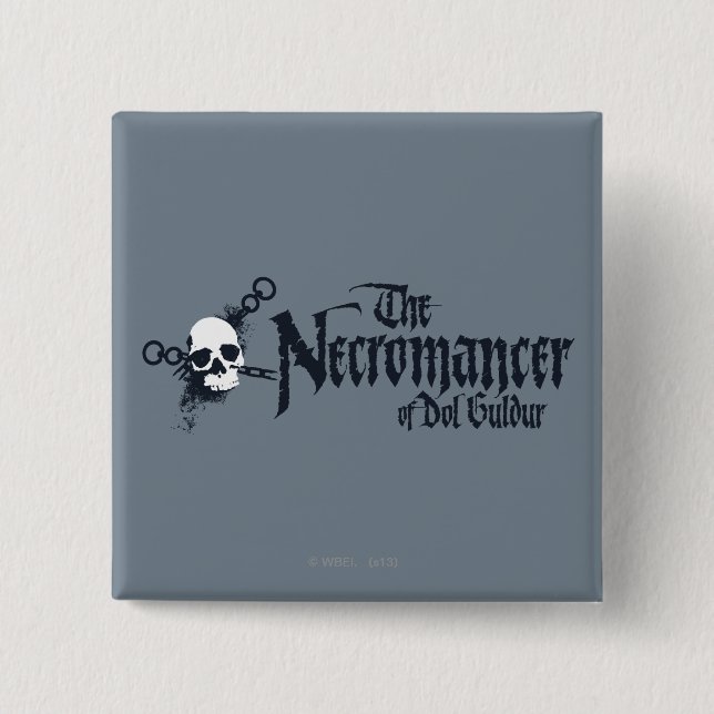 The Necromancer Name Pinback Button (Front)