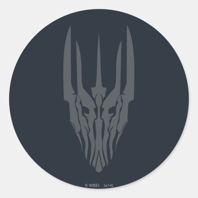 The Necromancer of Dol Guldur Classic Round Sticker (Front)