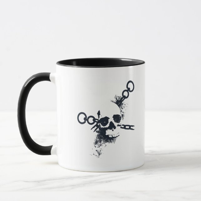 The Necromancer Skull Symbol Mug (Left)