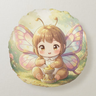 The Nectar Artist.9 Round Pillow